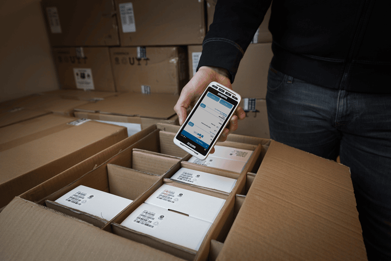 keep track of building equipment with barcode software