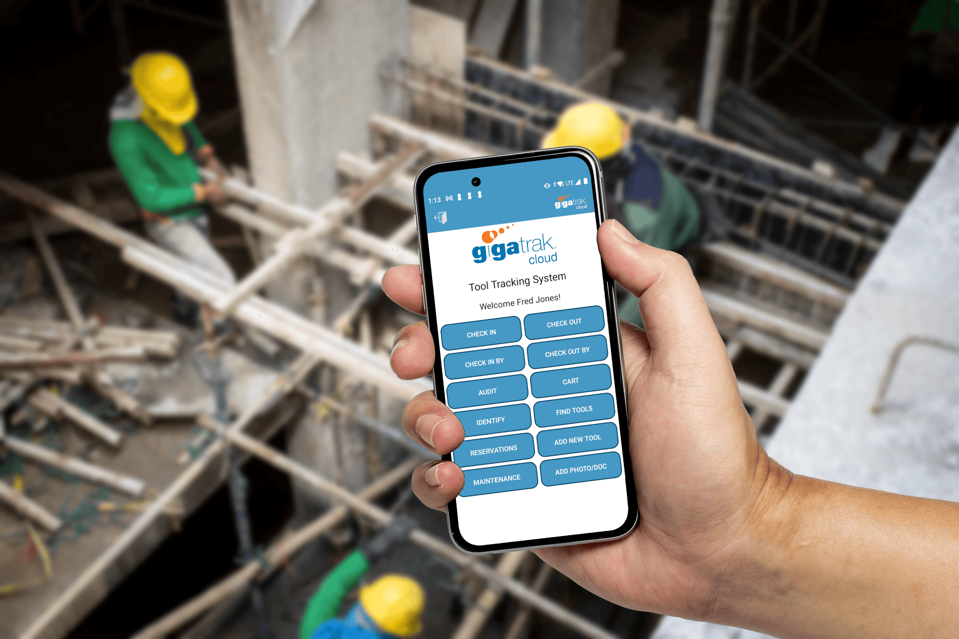 tool tracking system for construction business